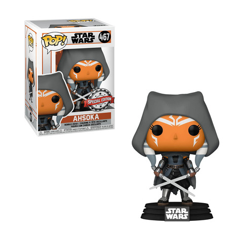 Funko POP! Star Wars: The Mandalorian - Ahsoka (Hooded) #467 Bobble-Head (Exclusive)