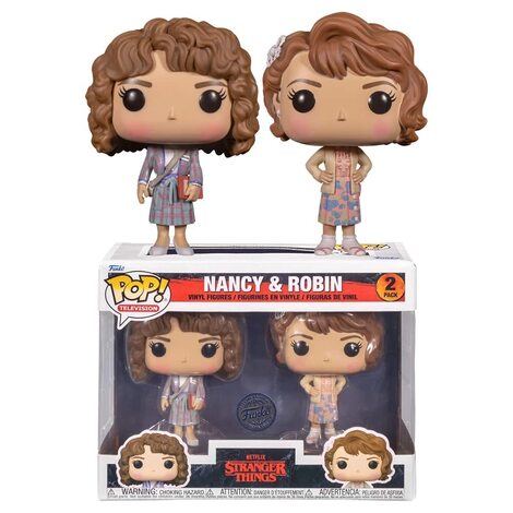Funko POP! Stranger Things - Nancy and Robin 2-pack Figures (Exclusive)