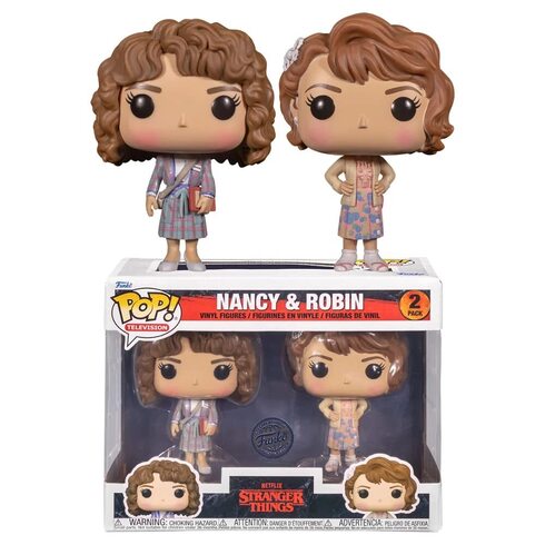 Funko POP! Stranger Things - Nancy and Robin 2-pack Figures (Exclusive)